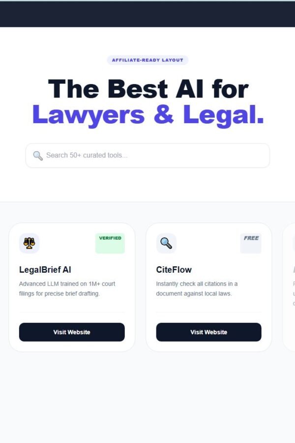AI Tool Directory Template