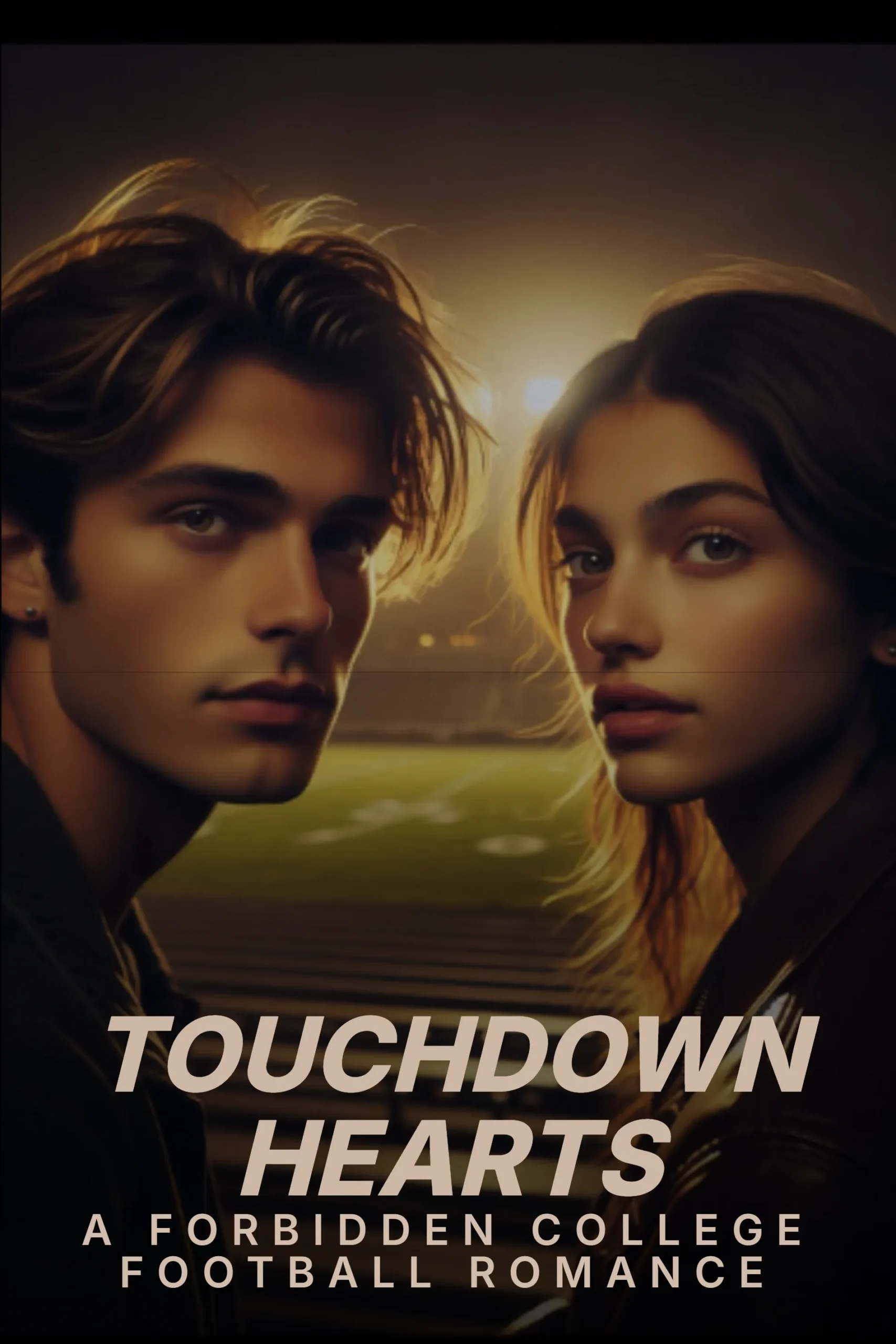 Touchdown Hearts: A Forbidden College Football Romance