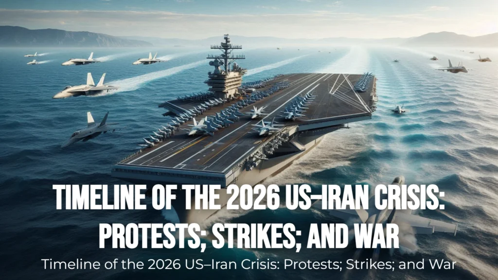 Timeline of the 2026 US–Iran Crisis