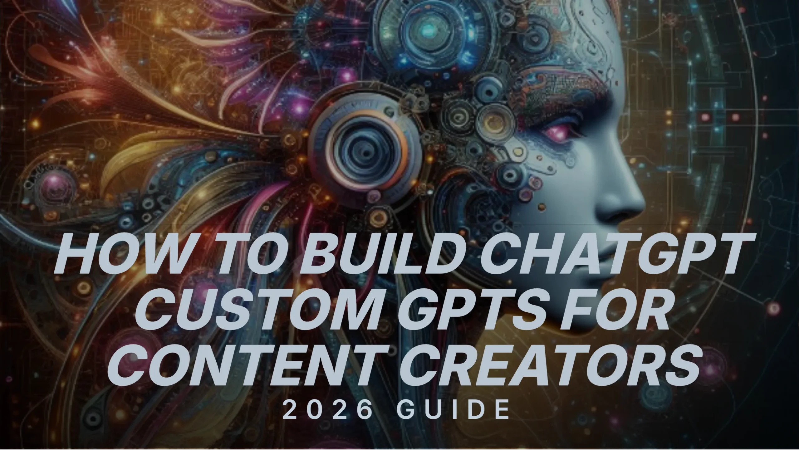 How to Build ChatGPT Custom GPTs for Content Creators: 2026 Guide