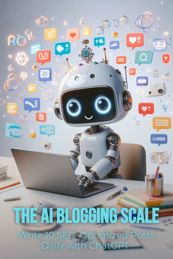 ebook cover image The AI Blogging Scale