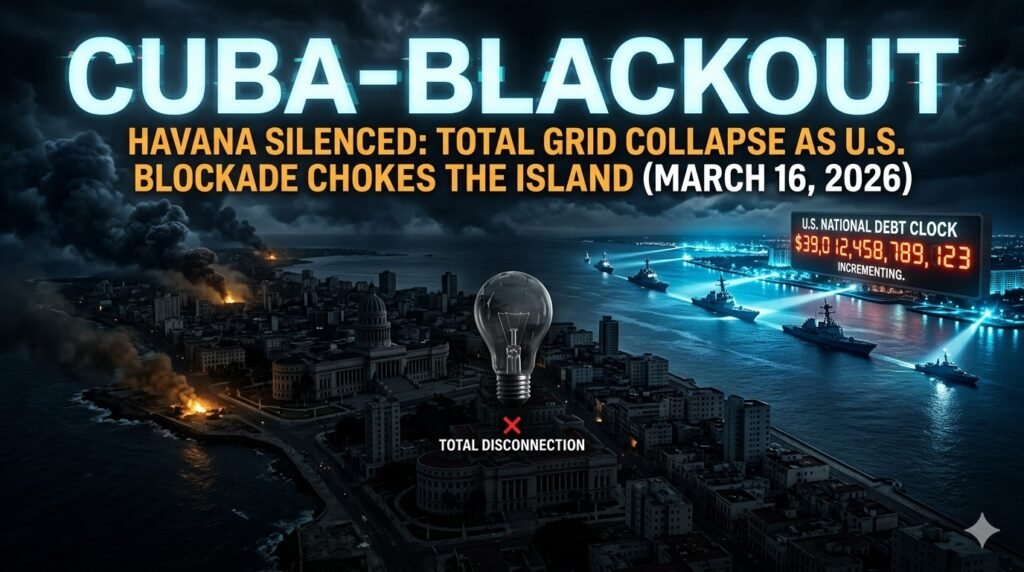 blog post cover image Trump’s ‘Honor of Taking Cuba’ Amid Total Blackout
