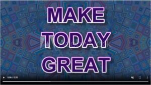 cover image make today great stock video