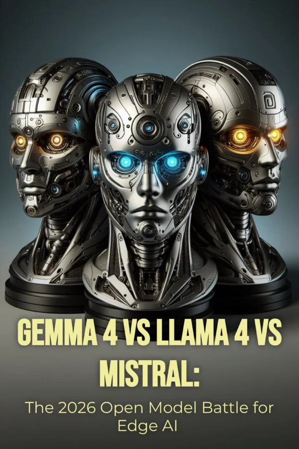 ebook cover Gemma 4 vs. Llama 4 vs. Mistral