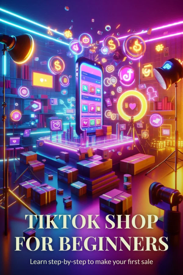 ebook cover TikTok Shop for beginners