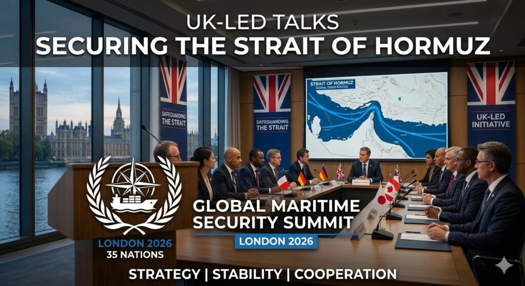 blogpost image UK Leads Global Security Talks Over Strait of Hormuz Stability