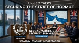 blogpost image UK Leads Global Security Talks Over Strait of Hormuz Stability
