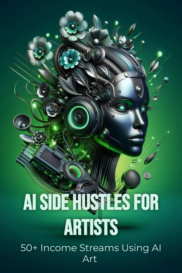 ai art side hustles ebook and audiobook cover image