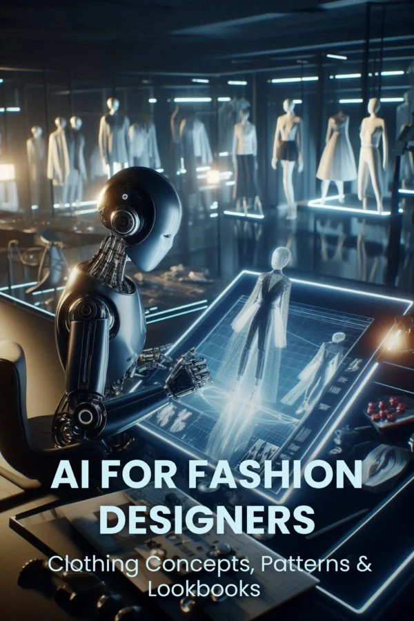 AI for fashion design ebook and audiobook cover image