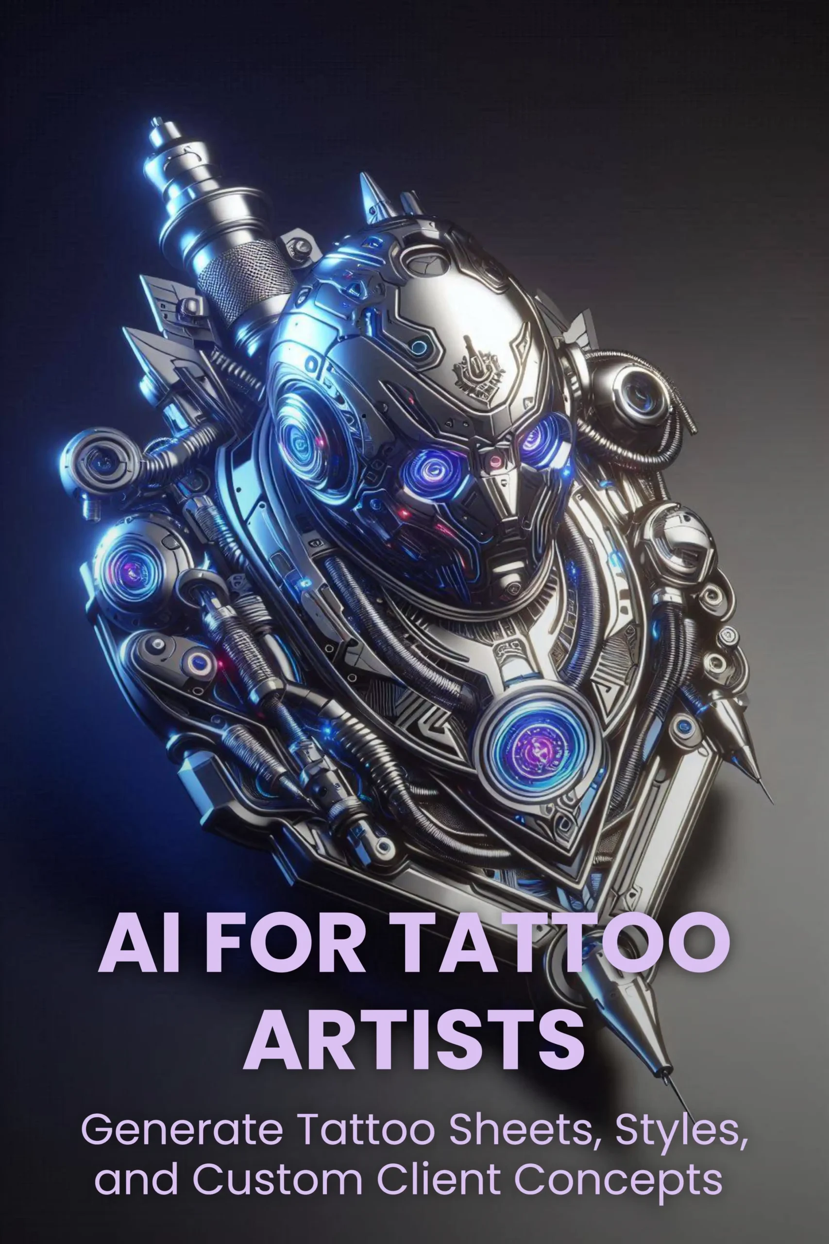 AI for tattoo artists ebook and audio book cover image