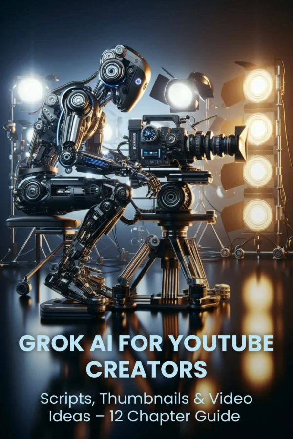 Grok AI for YouTube ebook and audio book cover image
