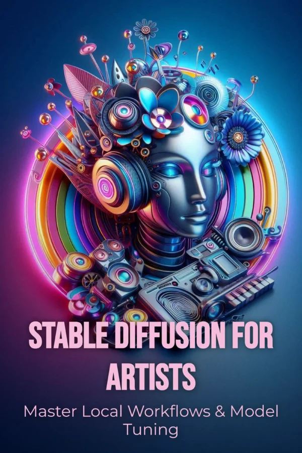 Stable Diffusion for Artists ebook and audiobook cover image