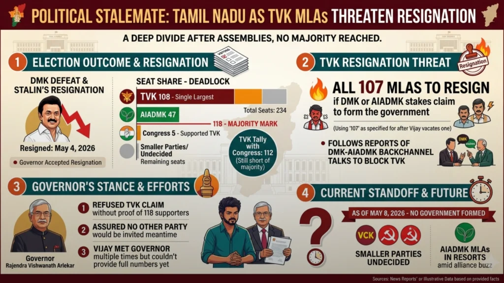 blog post cover image TVK single largest party