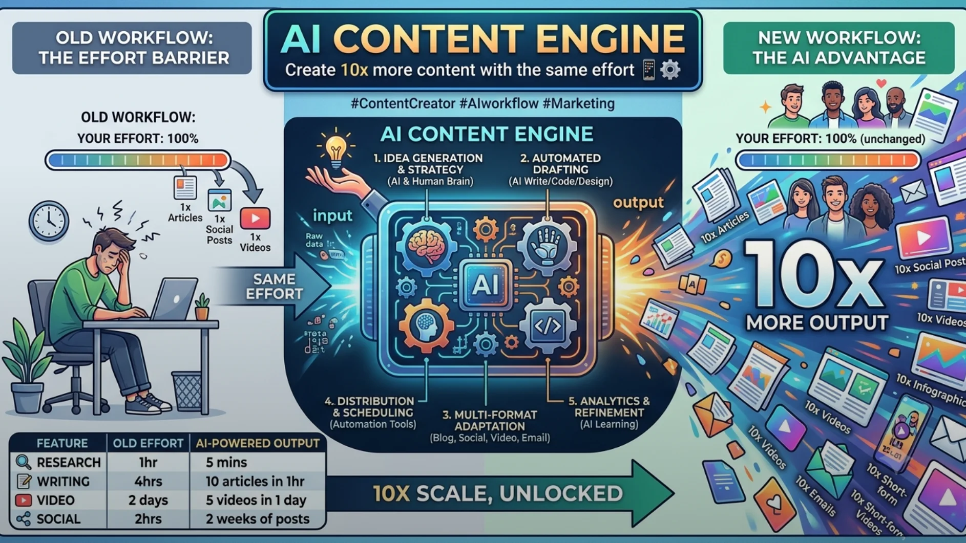 AI Content Engine Architecture Diagram