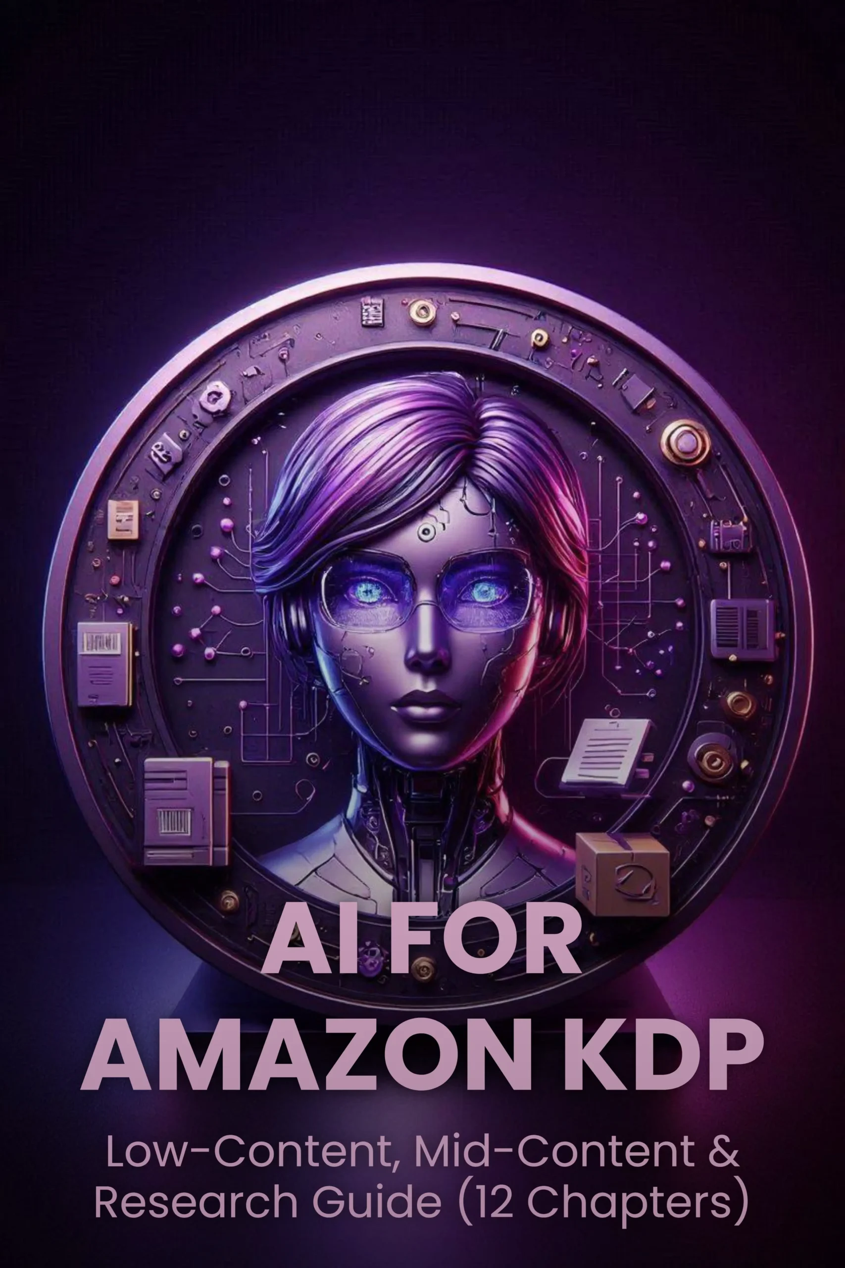 AI for Amazon KDP ebook and audiobook cover image
