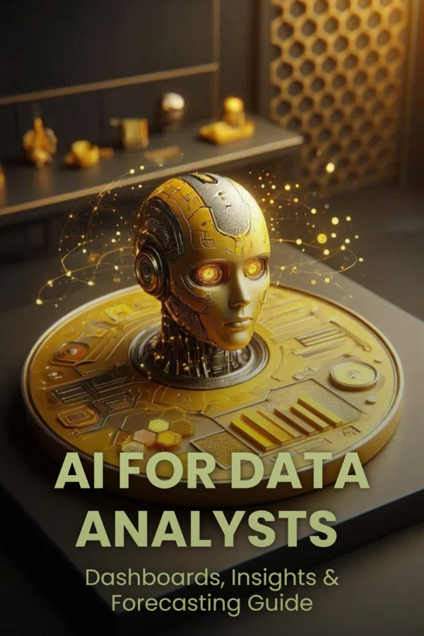 AI for Data Analysts ebook and audiobook cover image