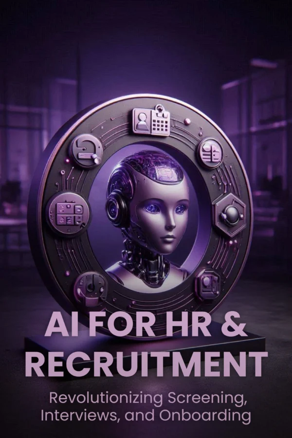 AI for HR & Recruitment ebook and audiobook cover image