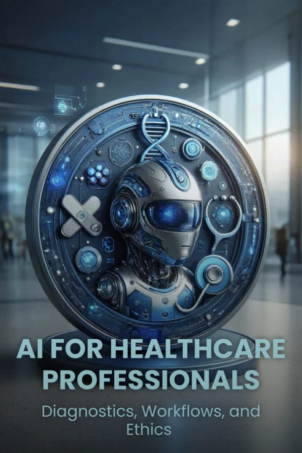 AI for Healthcare Professionals ebook and audiobook cover image