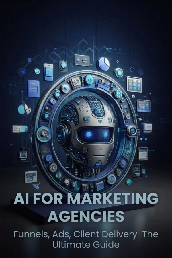 AI for Marketing Agencies ebook and audiobook cover image