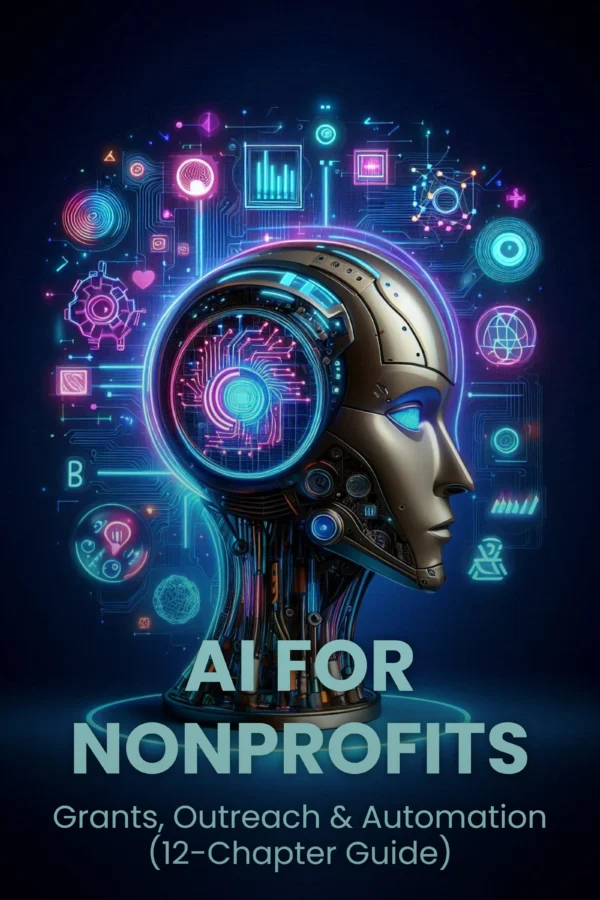 AI for Nonprofits ebook and audiobook cover image