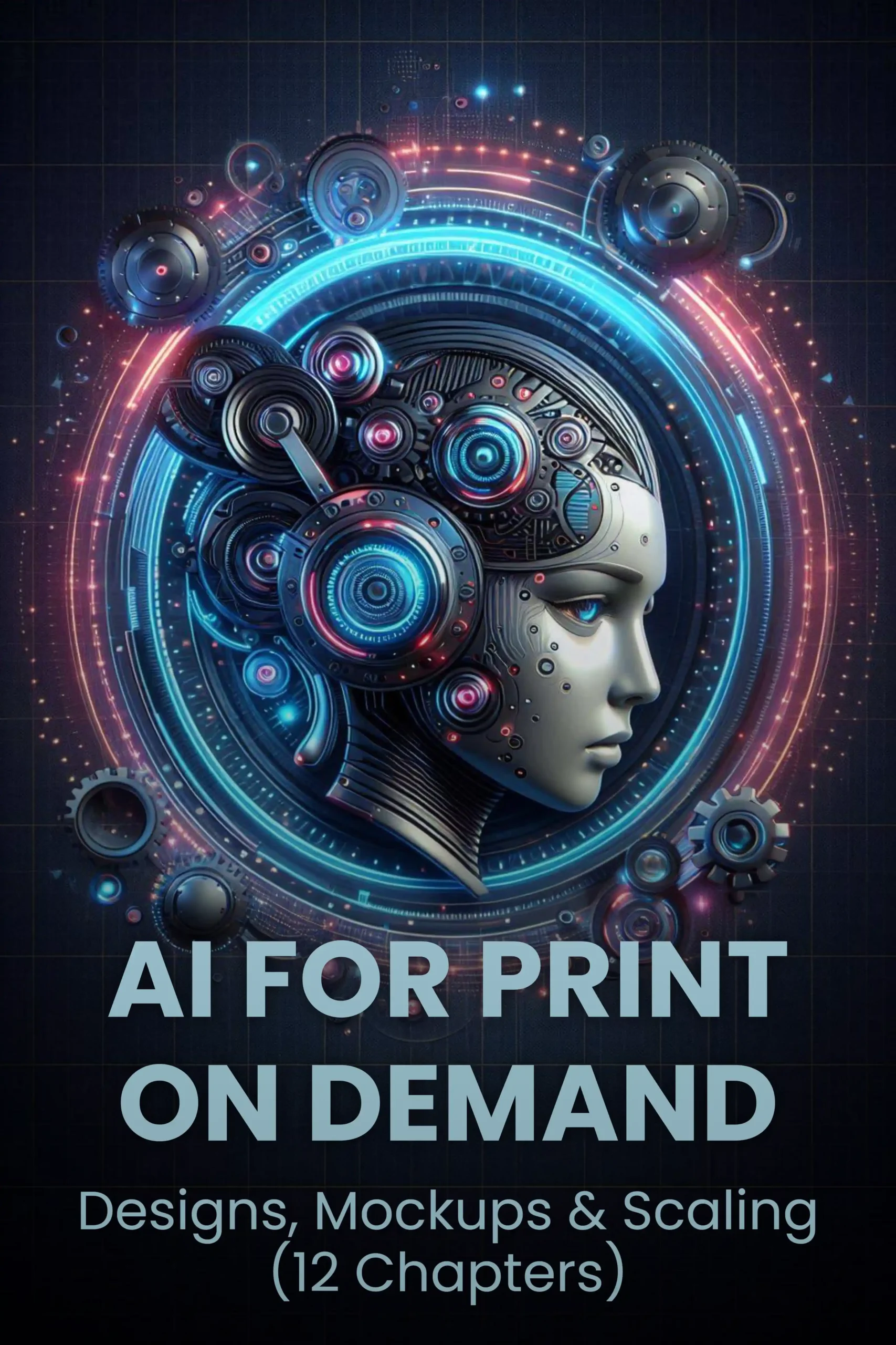 AI for Print on Demand ebook and audiobook cover image
