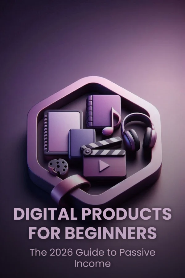 Digital Products for Beginners ebook and audiobook cover image