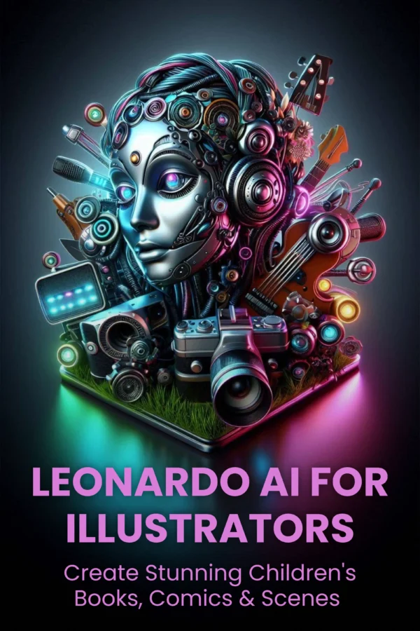 Leonardo AI for Illustrators ebook and audiobook cover image