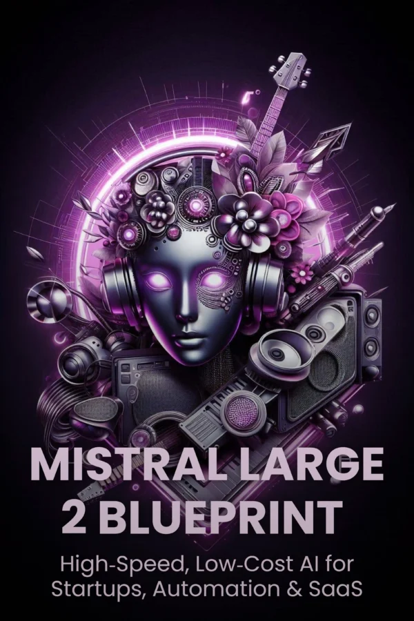 Mistral Large 2 Blueprint ebook and audiobook cover image