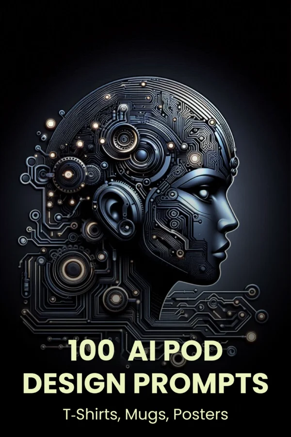 100 High‑Converting AI POD Design Prompts cover image