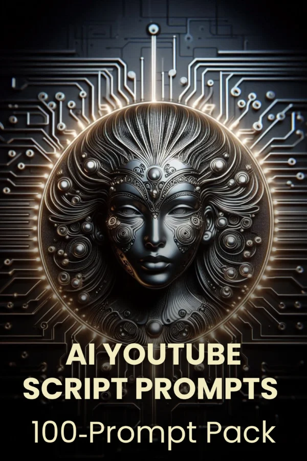 100 AI YouTube Script Prompts Pack cover image