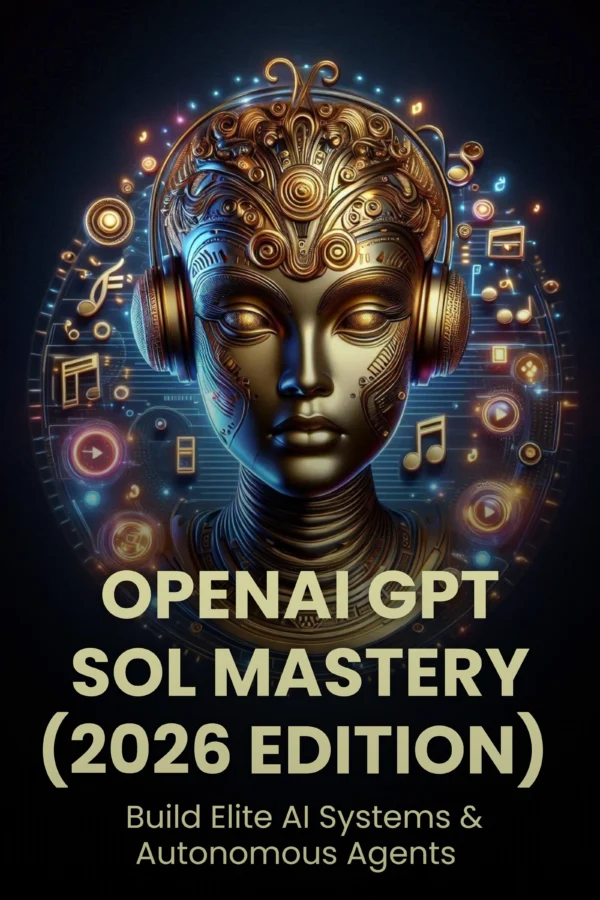 OpenAI GPT Sol Mastery (2026 Edition) ebook ans audio book cover image