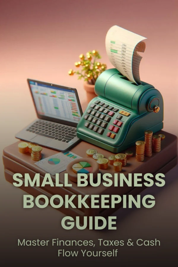 Small Business Bookkeeping Guide ebook and audiobook cover image