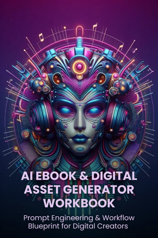 ai-ebook-digital-asset-generator-workbook ebook and audio book cover image