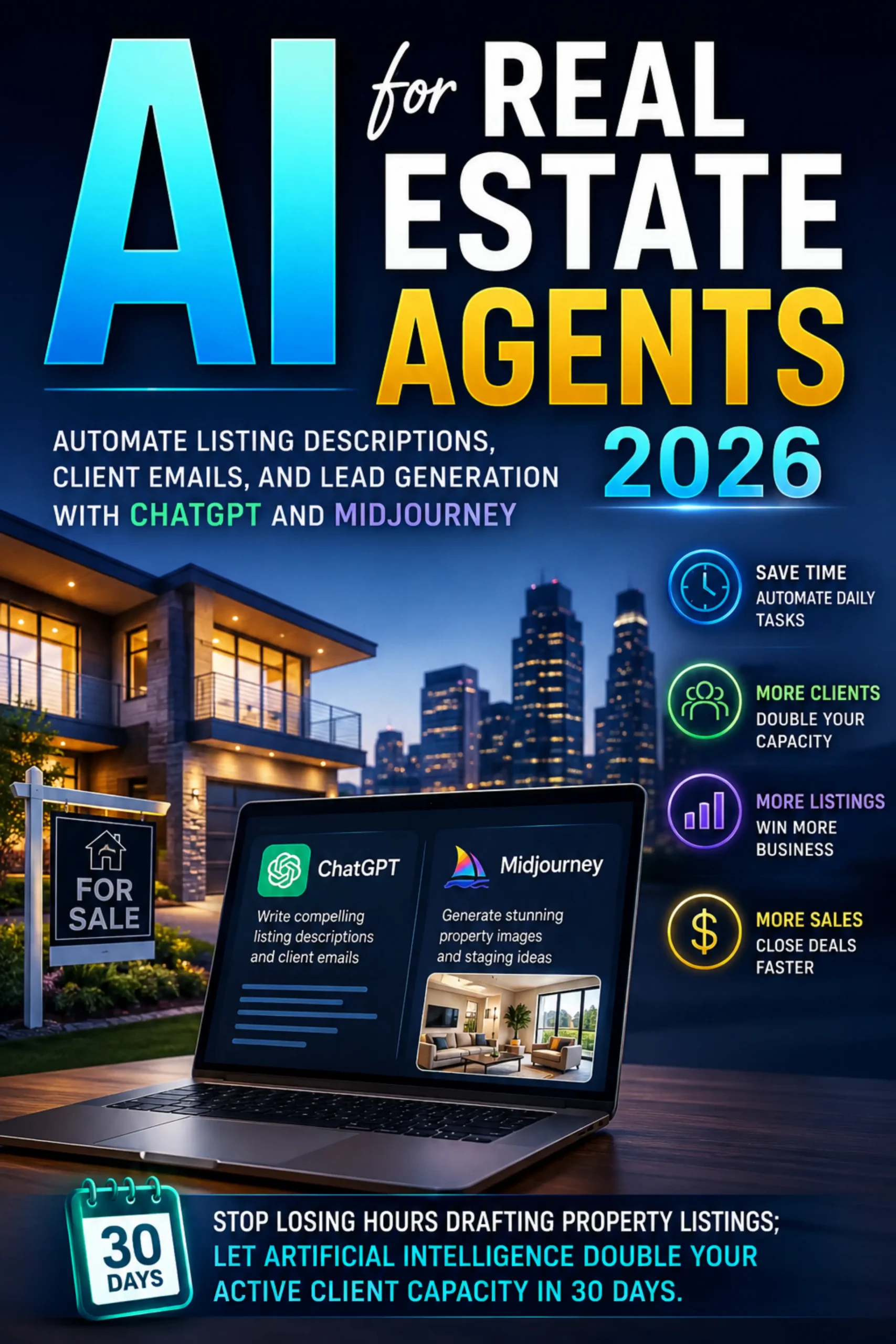 AI for Real Estate Agents 2026_2027 ebook cover image