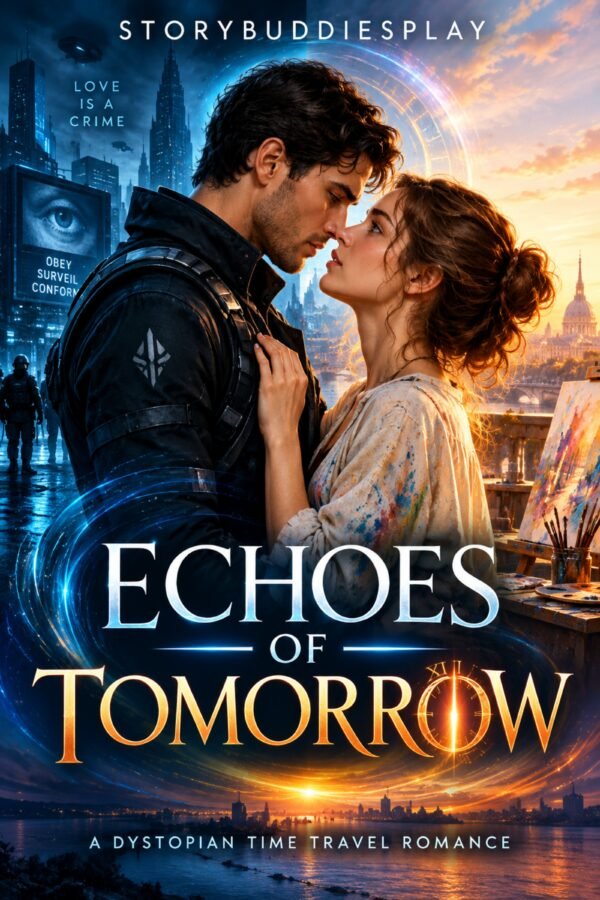 Echoes of Tomorrow time travel romance ebook cover