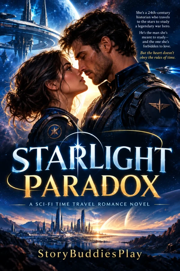 Starlight Paradox time travel romance ebook cover