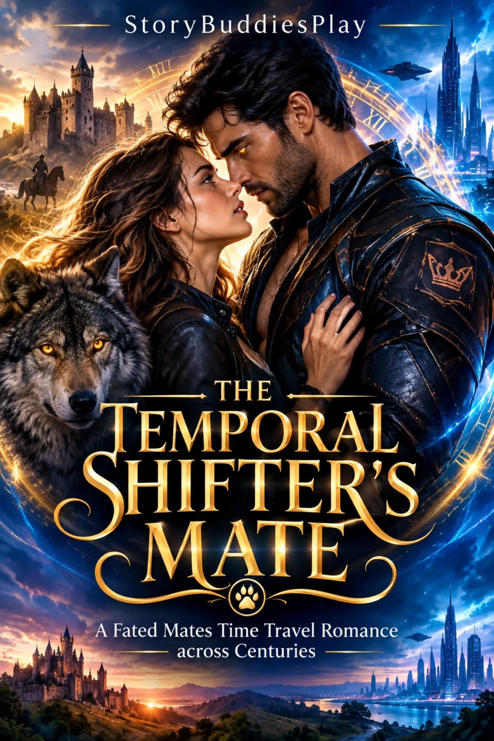 The Temporal Shifter's Mate eBook Cover - A Fated Mates Time Travel Romance