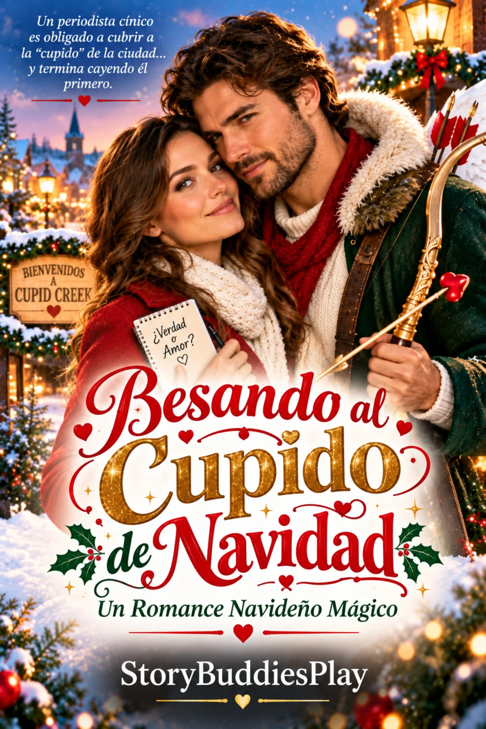 Besando al Cupido de Navidad ebook cover