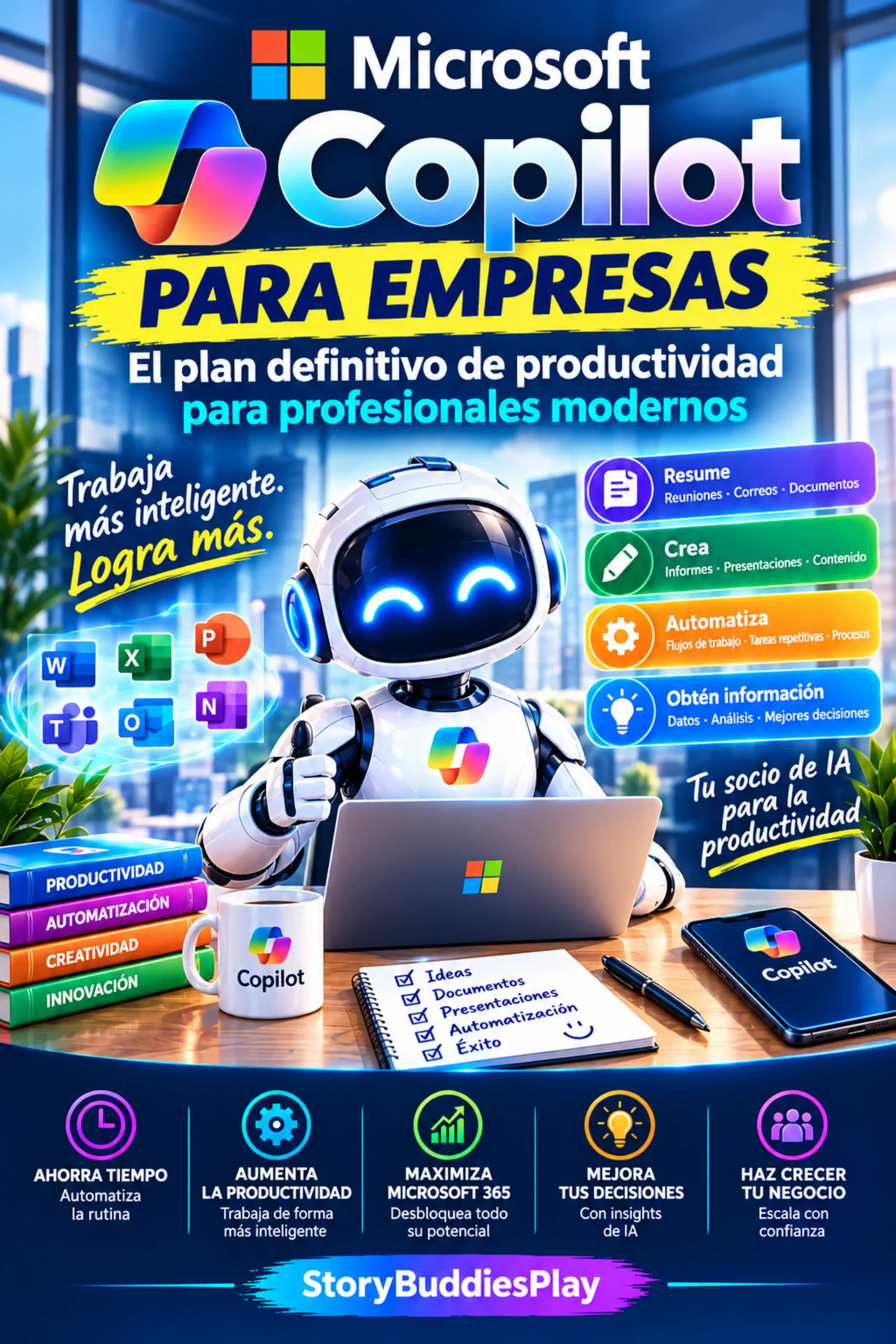 Microsoft Copilot para empresas ebook cover