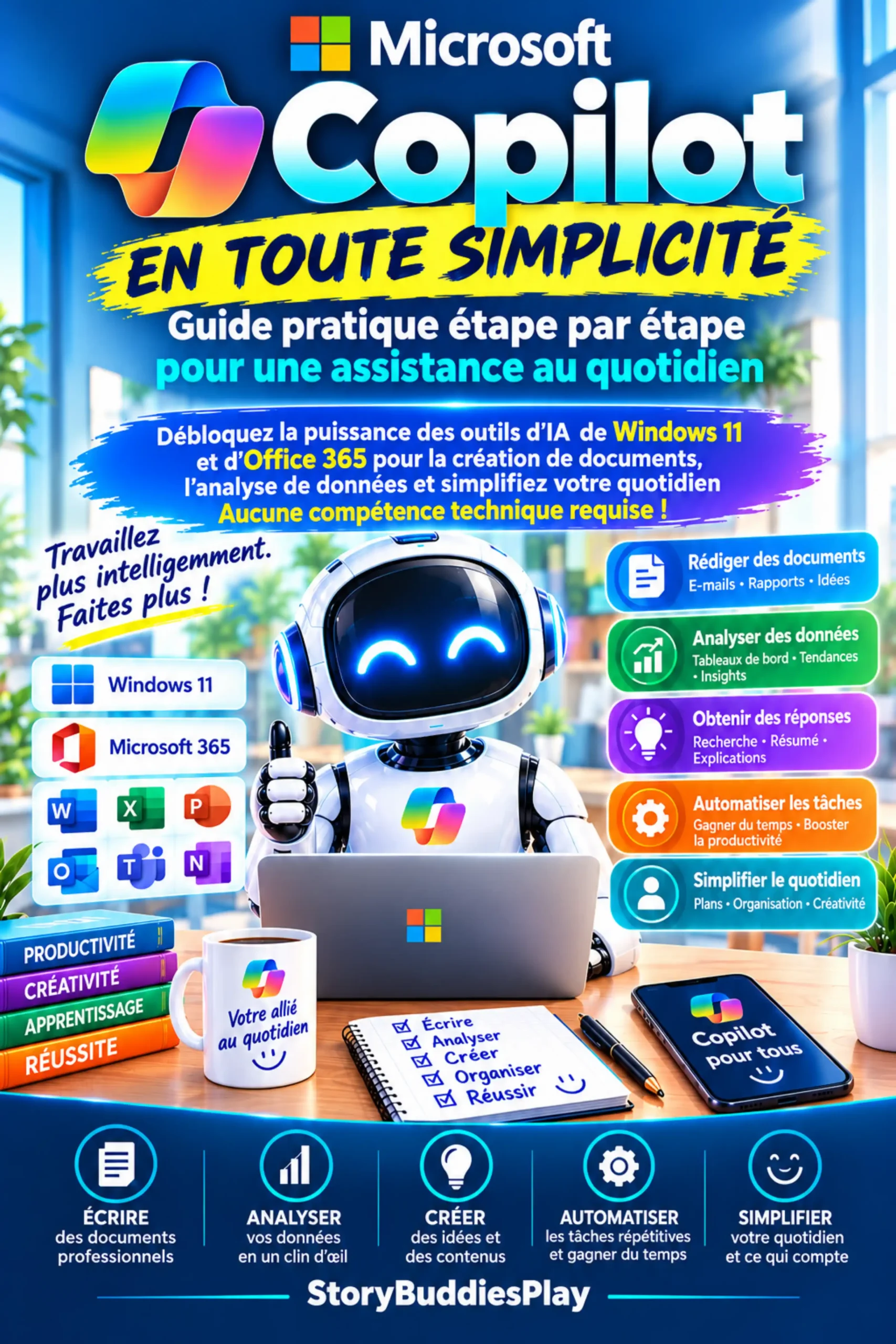 Microsoft Copilot en toute simplicité ebook cover