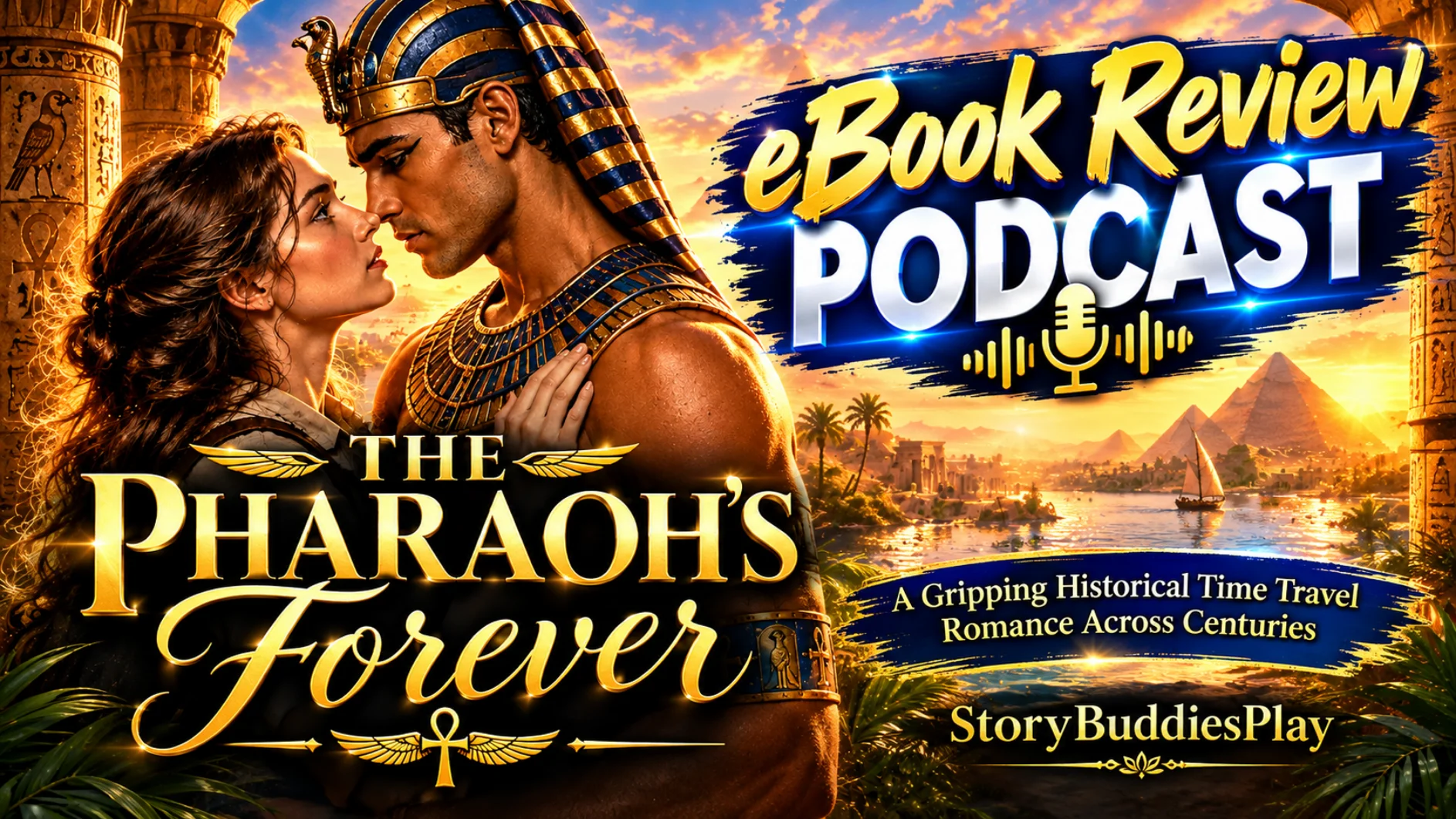 The Pharaoh's Forever — An Ancient Egyptian Time Travel Romance cover