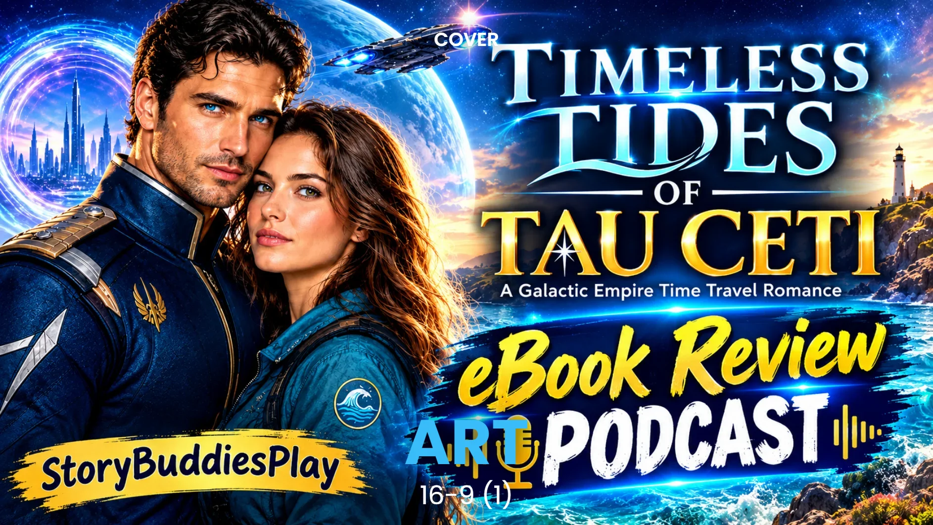 Timeless Tides of Tau Ceti — A Galactic Empire Time Travel Romance cover