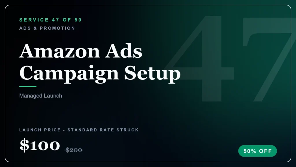 Amazon Ads Campaign Setup ebook service (50% launch discount) - StoryBuddiesPlay