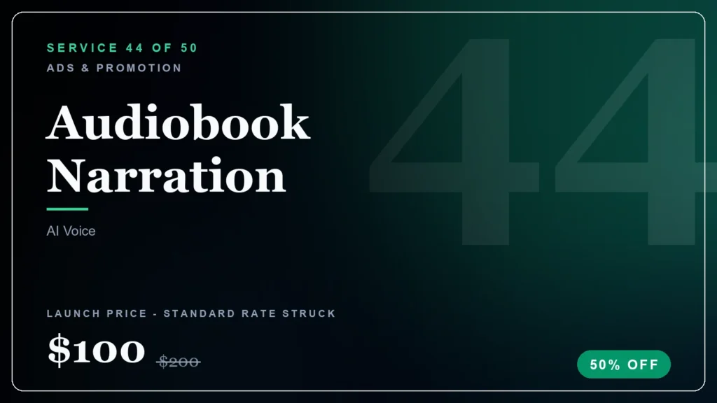 Audiobook Narration ebook service (50% launch discount) - StoryBuddiesPlay