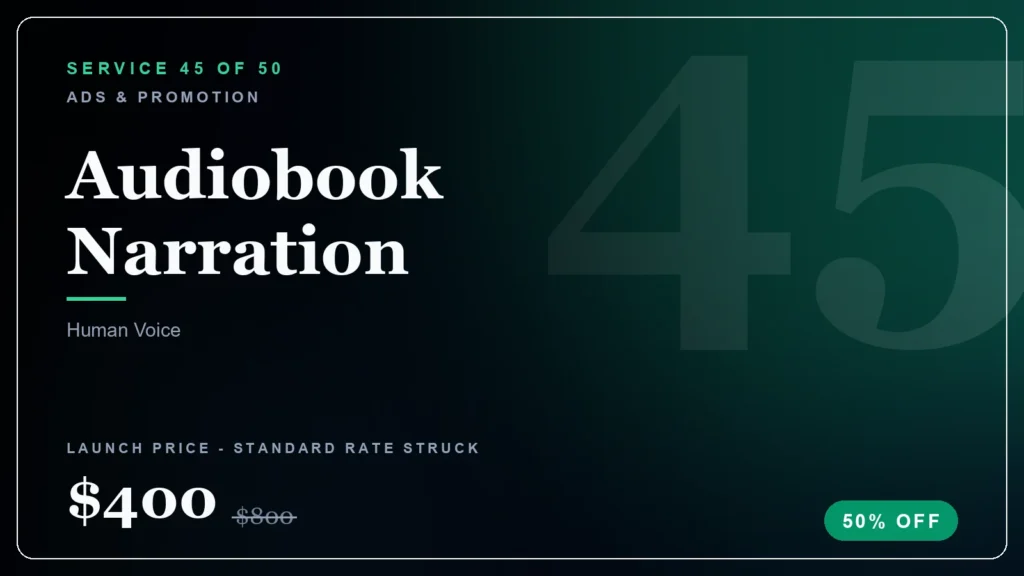 Audiobook Narration ebook service (50% launch discount) - StoryBuddiesPlay