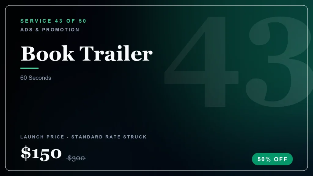 Book Trailer ebook service (50% launch discount) - StoryBuddiesPlay