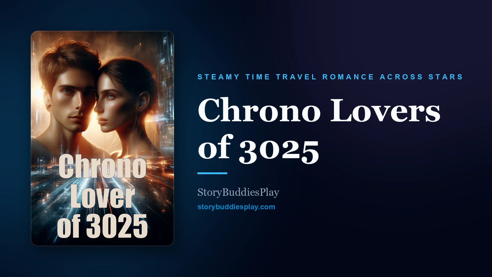 Chrono Lovers of 3025 — Steamy Time Travel Romance Across Stars cover