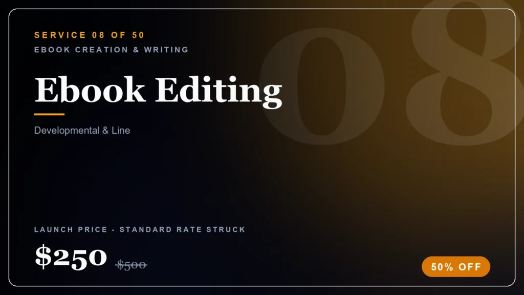 Ebook Editing ebook service (50% launch discount) - StoryBuddiesPlay