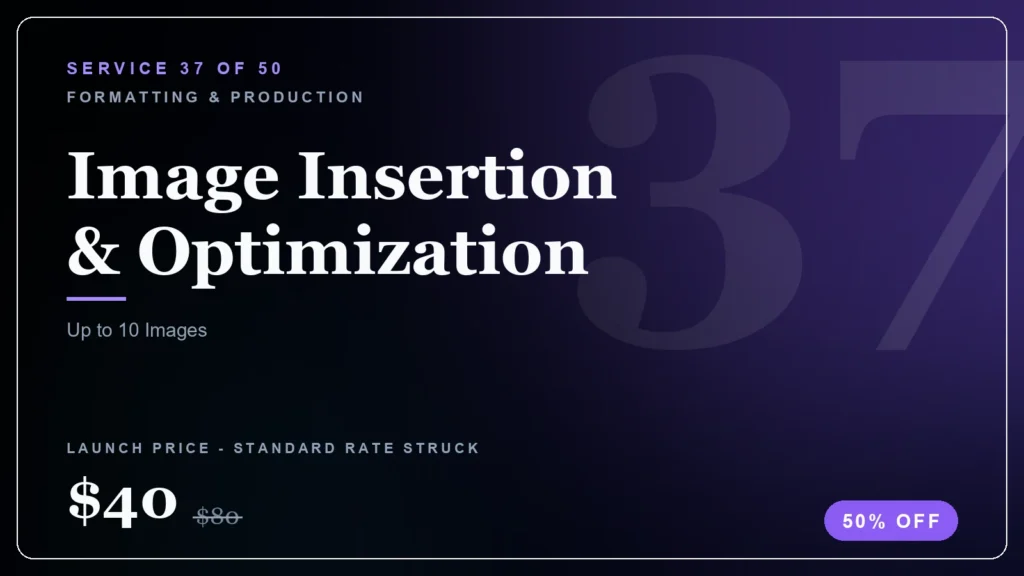 Image Insertion & Optimization ebook service (50% launch discount) - StoryBuddiesPlay