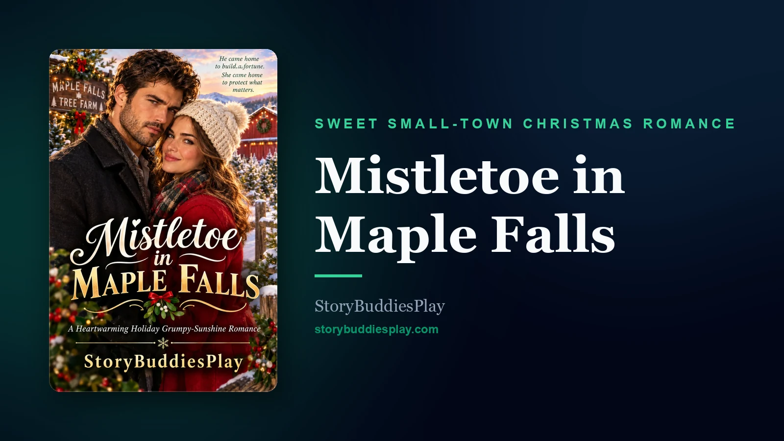 Mistletoe in Maple Falls — A Sweet Small-Town Christmas Romance cover